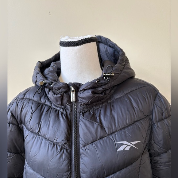 NWT - Reebok Black Quilted Jacket - Size XL - Picture 3 of 14